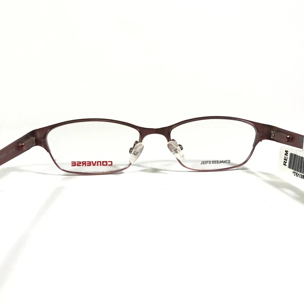 Converse Eyeglasses Frames K023 BROWN Rectangular Cat Eye Full Rim 48-15-125